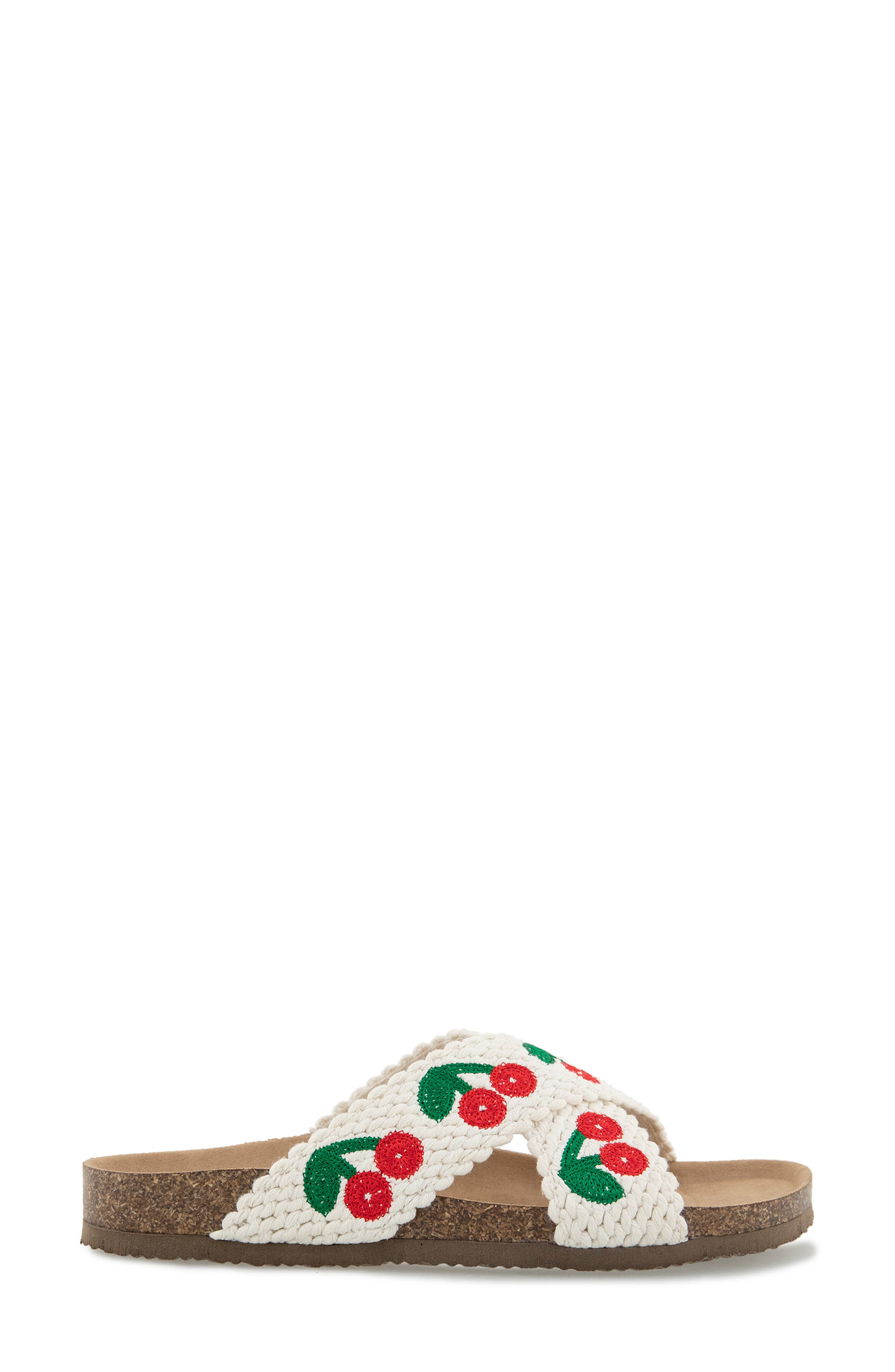 UNIONBAY Maryam Slide Sandal, Alternate, color, Ivory Cherry