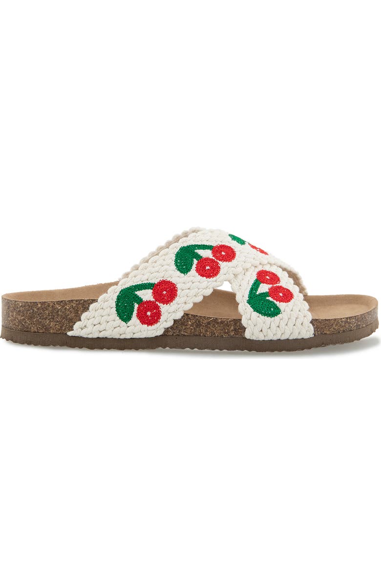 UNIONBAY Maryam Slide Sandal, Alternate, color, Ivory Cherry