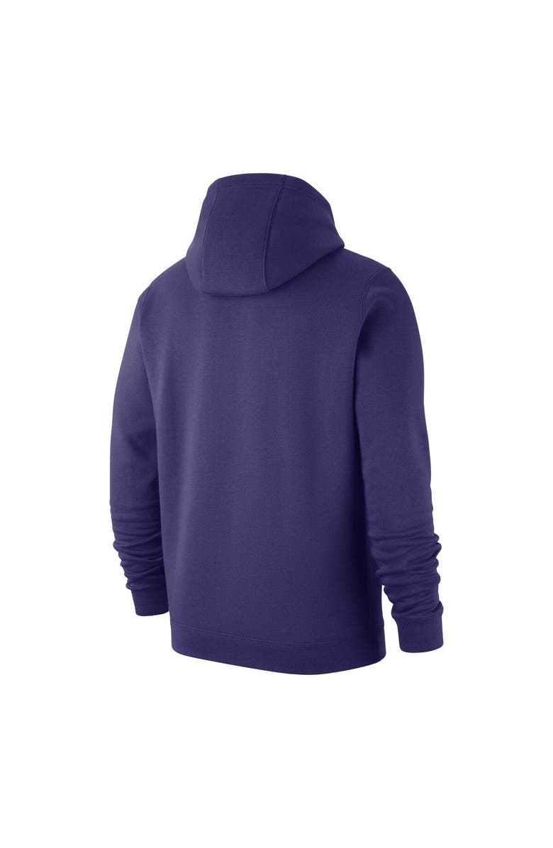 Nike Men's Nike Purple Furman Paladins Club Fleece Pullover Hoodie, Alternate, color,