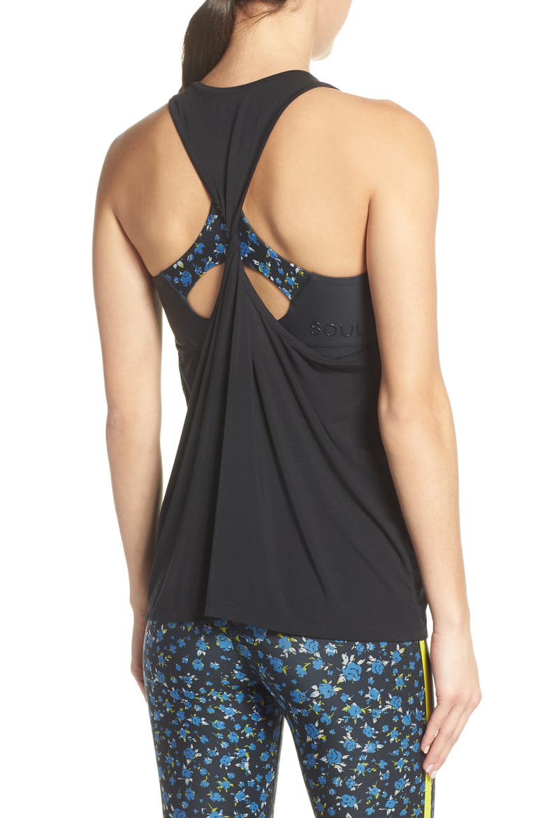 Twist Back Tank, Alternate, color, BLACK