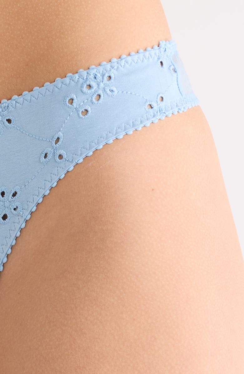 Free People Homegrown Thong, Alternate, color, Clear Sky