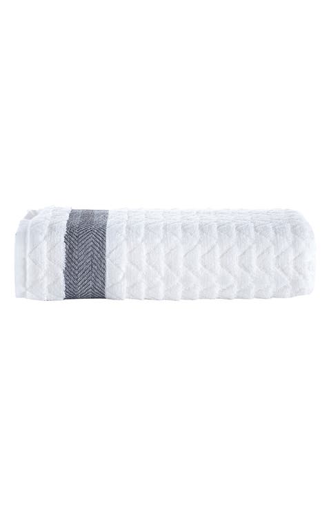 Herringbone Cotton Bath Towel