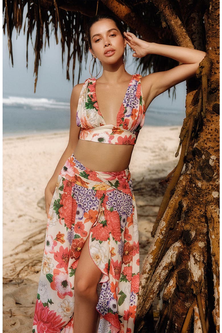 Spirit Skirt, Alternate, color, Printed Ecru