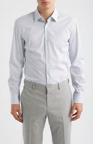 BOSS Hank Slim Fit Stretch Cotton Dress Shirt