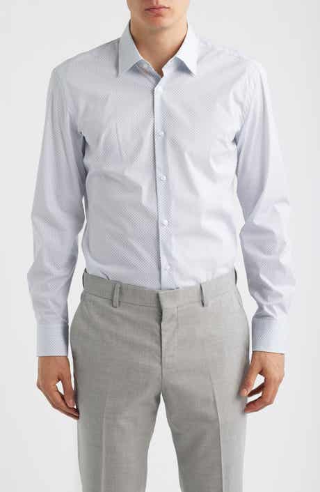 Hank Slim Fit Stretch Cotton Dress Shirt