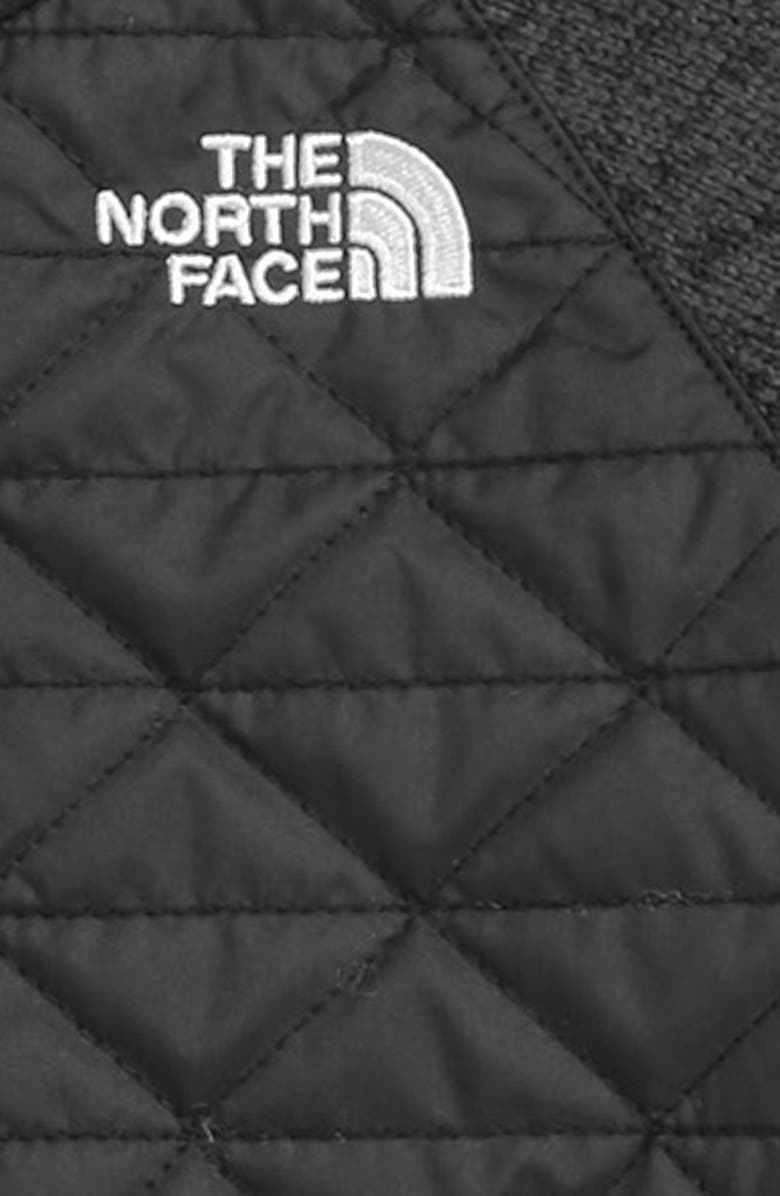 The North Face Water Repellent Quilted Sweater Fleece Jacket, Alternate, color,