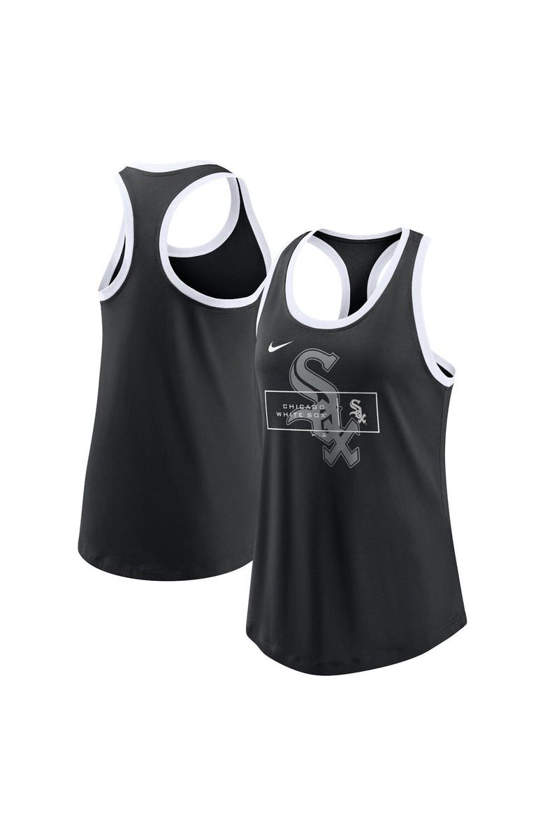 Nike Women's Nike Black Chicago White Sox X-Ray Racerback Performance Tank Top, Main, color, Black