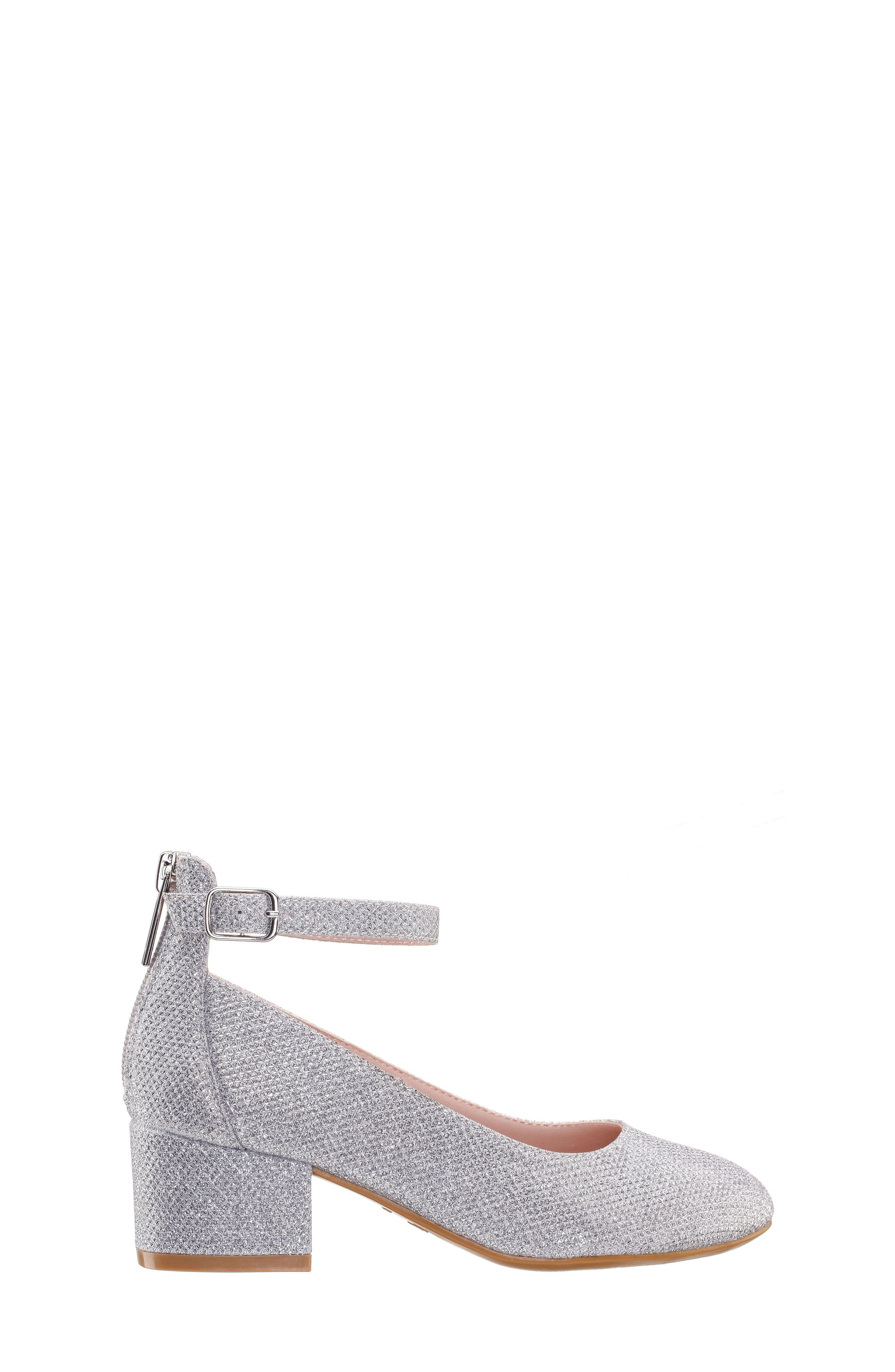 Lennie Dress Shoe, Alternate, color, SILVER SPARKLE FABRIC