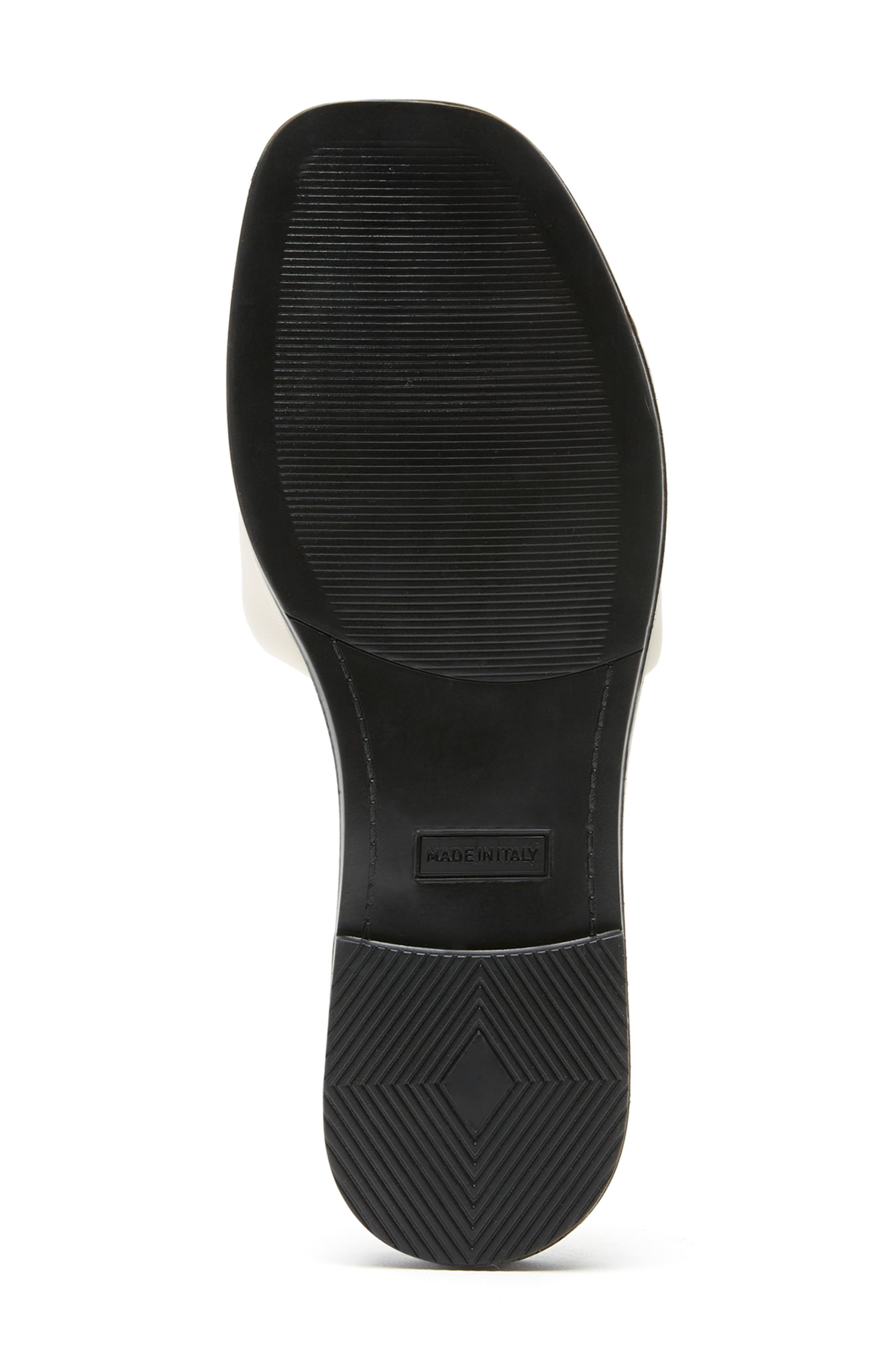 Farrah Slide Sandal, Alternate, color, MILK LEATHER