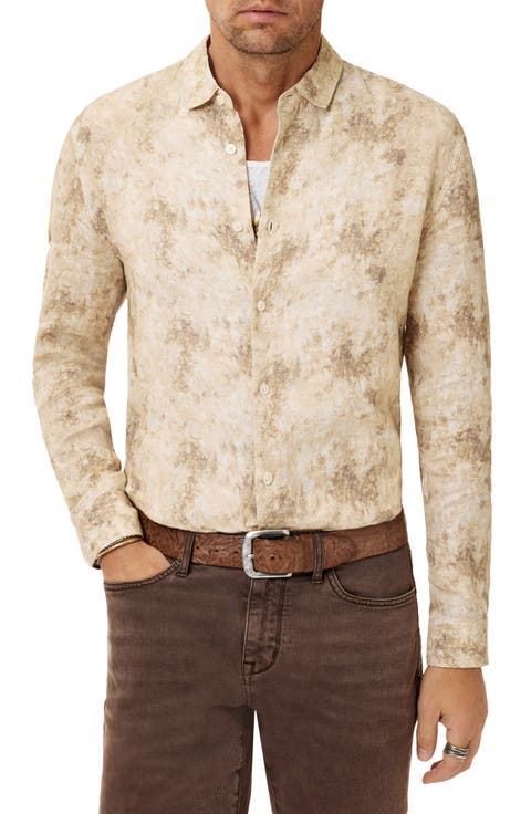 Luca Paint Pattern Button-Up Shirt