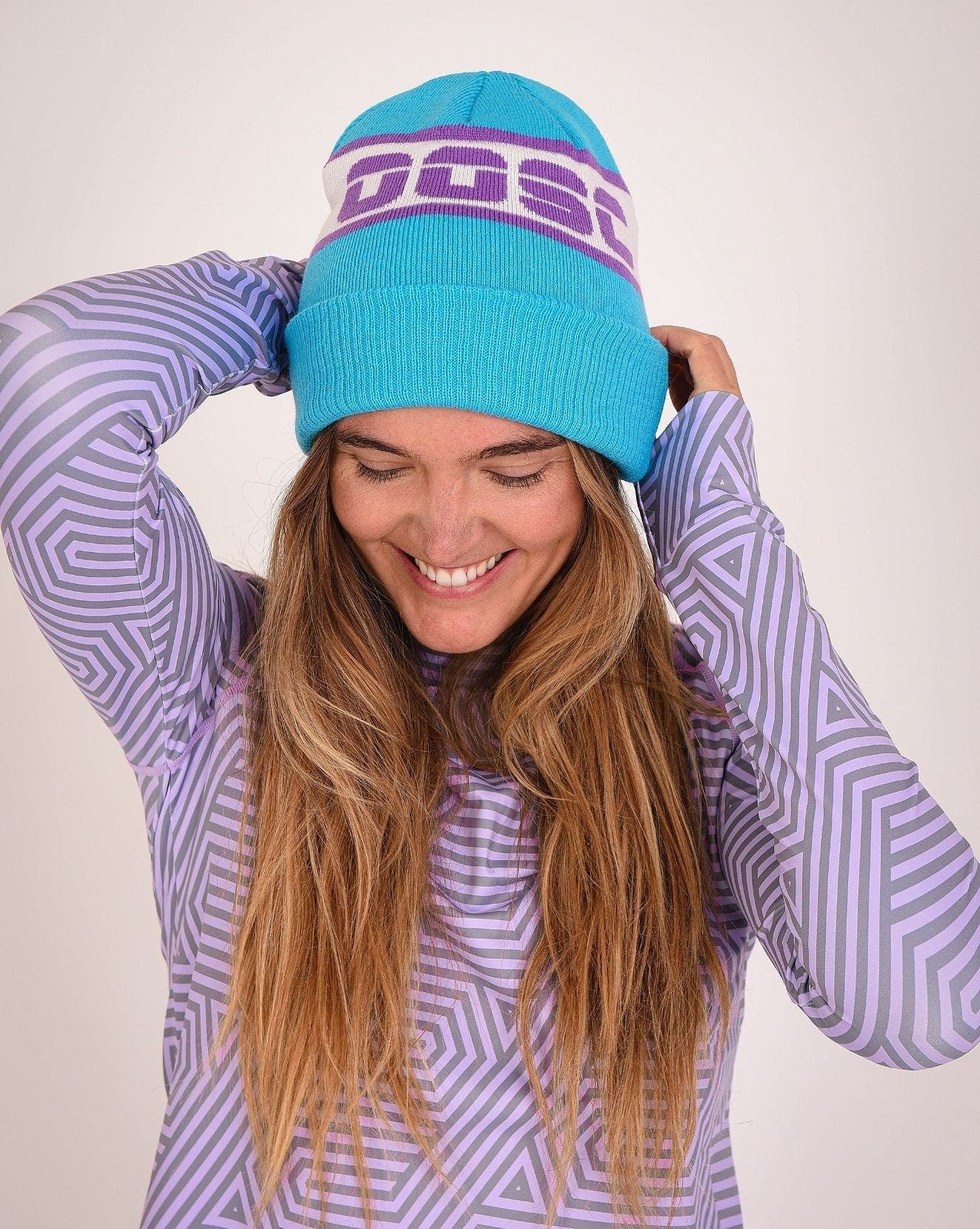 selected Blue, Purple, White