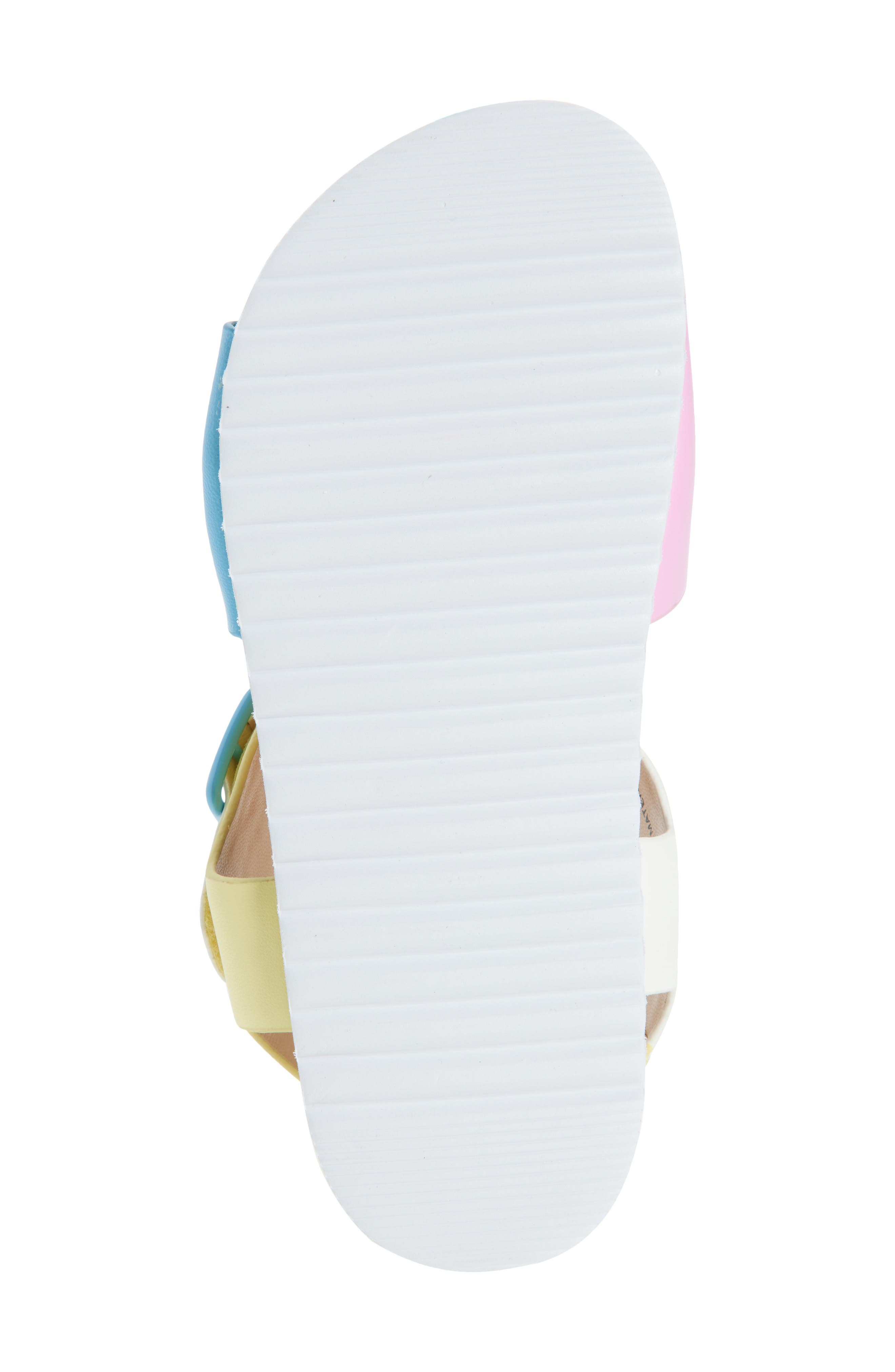 Harper Canyon Kids&#39; Luca Footbed Flat Sandal, Alternate, color, Pink Multi