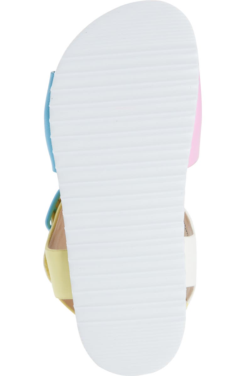 Harper Canyon Kids' Luca Footbed Flat Sandal, Alternate, color, Pink Multi