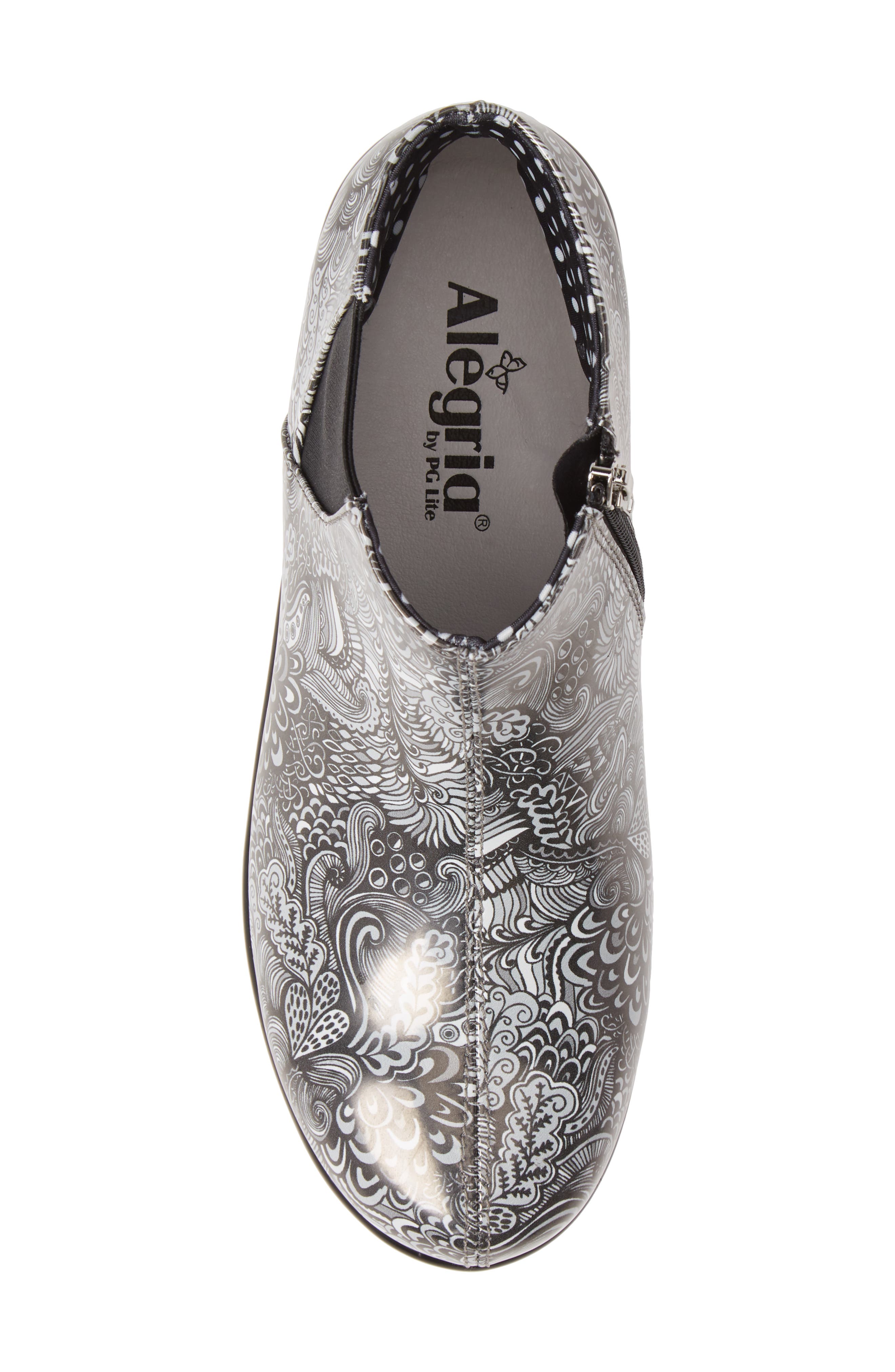 Alegria Climatease Chelsea Bootie, Alternate, color, WILD CHILD BLACK LEATHER