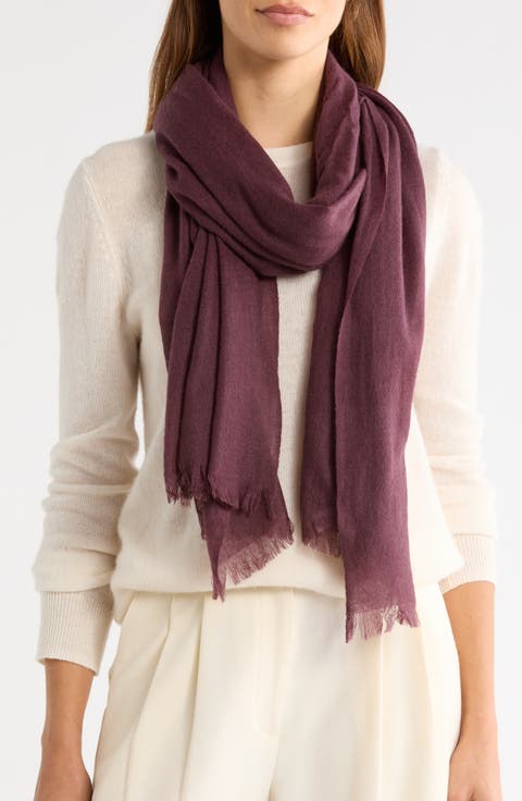 Textured Cashmere Scarf