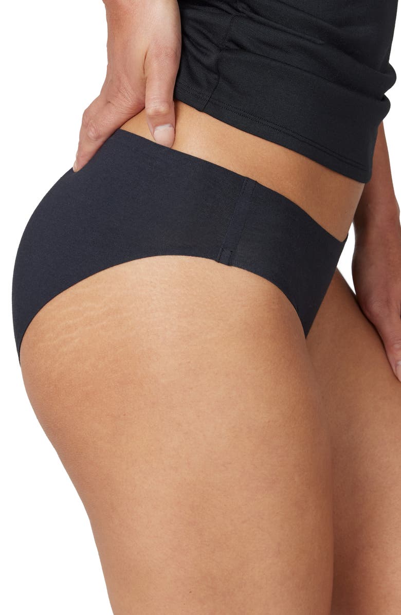 SPANX<sup>®</sup> Fit-to-You Stretch Pima Cotton Bikini, Alternate, color,