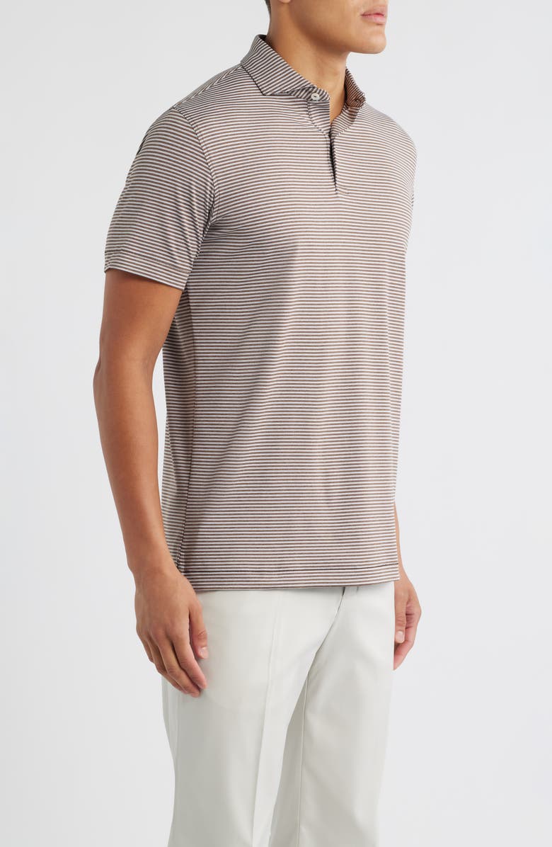Ambrose Stripe Performance Jersey Polo