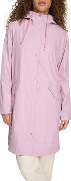 Levi's Water Resistant Hooded Long Rain Jacket