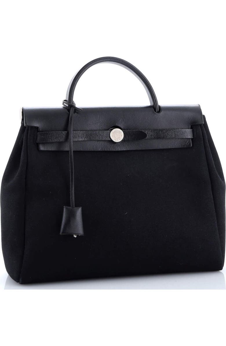 Pre-Owned Hermes Herbag Toile and Leather PM, Alternate, color,