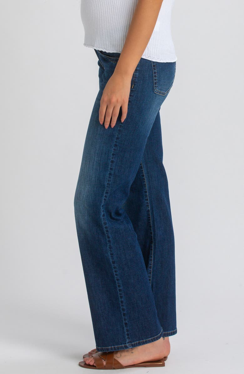 PIETRO BRUNELLI MATERNITY Over the Bump Wide Leg Maternity Dad Jeans, Alternate, color,
