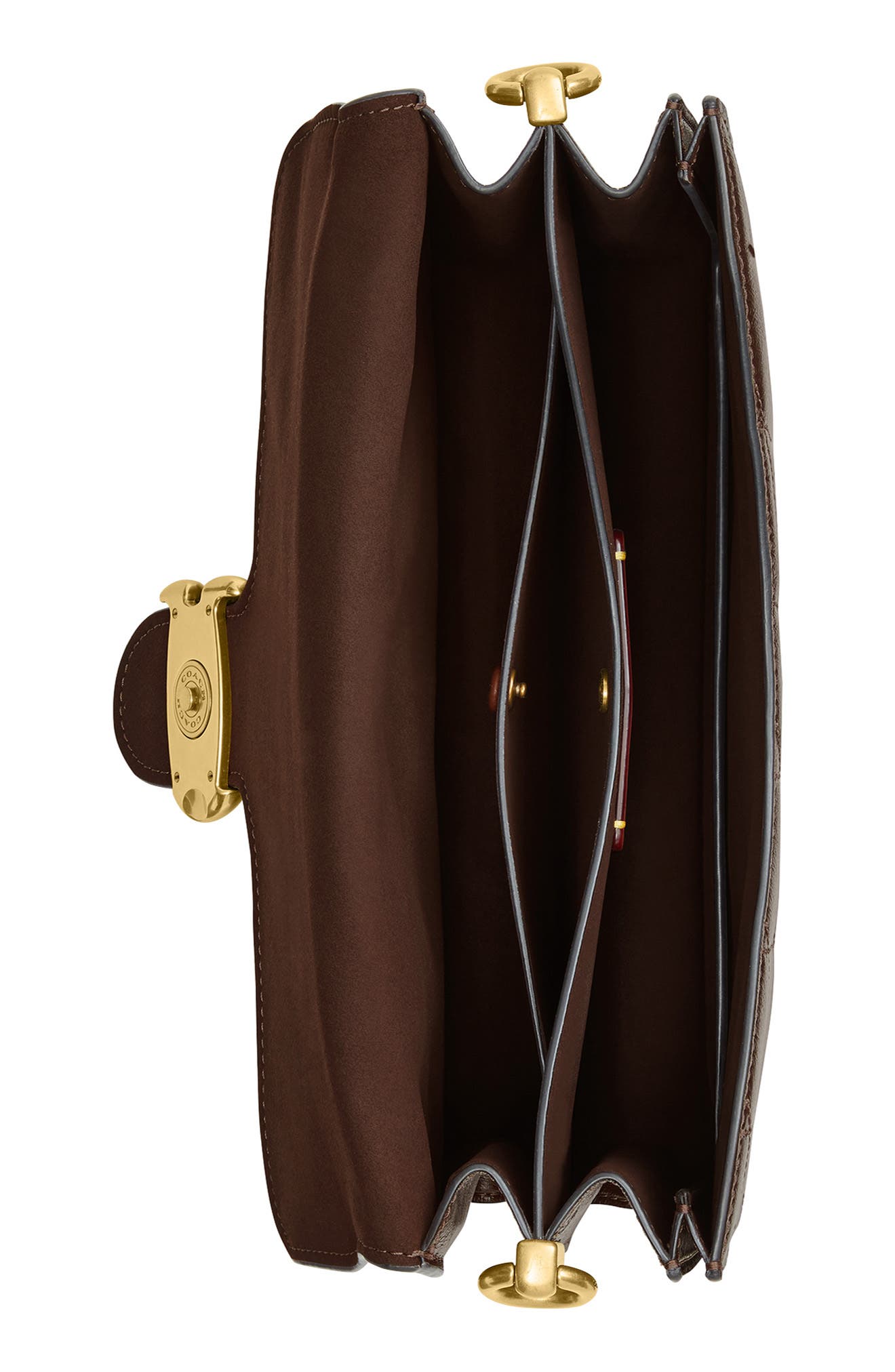 COACH Tabby Chain Quilted Leather Shoulder Bag, Alternate, color, B4/ Maple