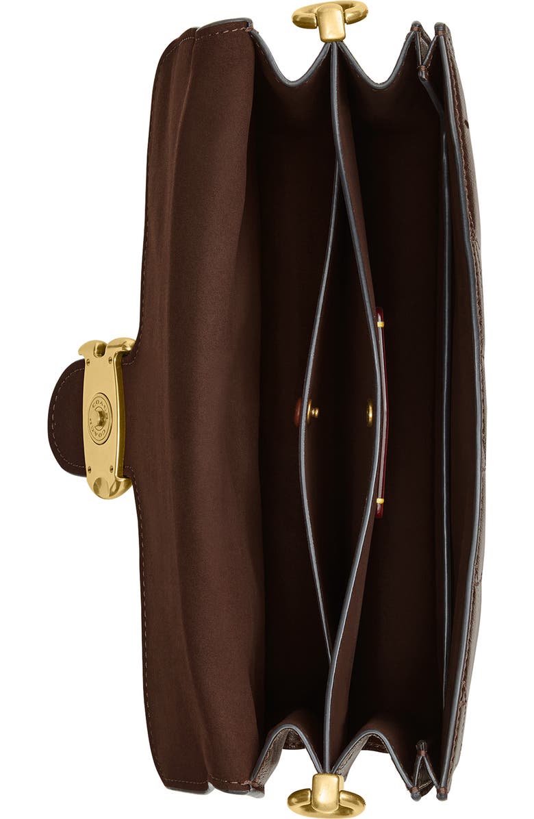 COACH Tabby Chain Quilted Leather Shoulder Bag, Alternate, color, B4/ Maple