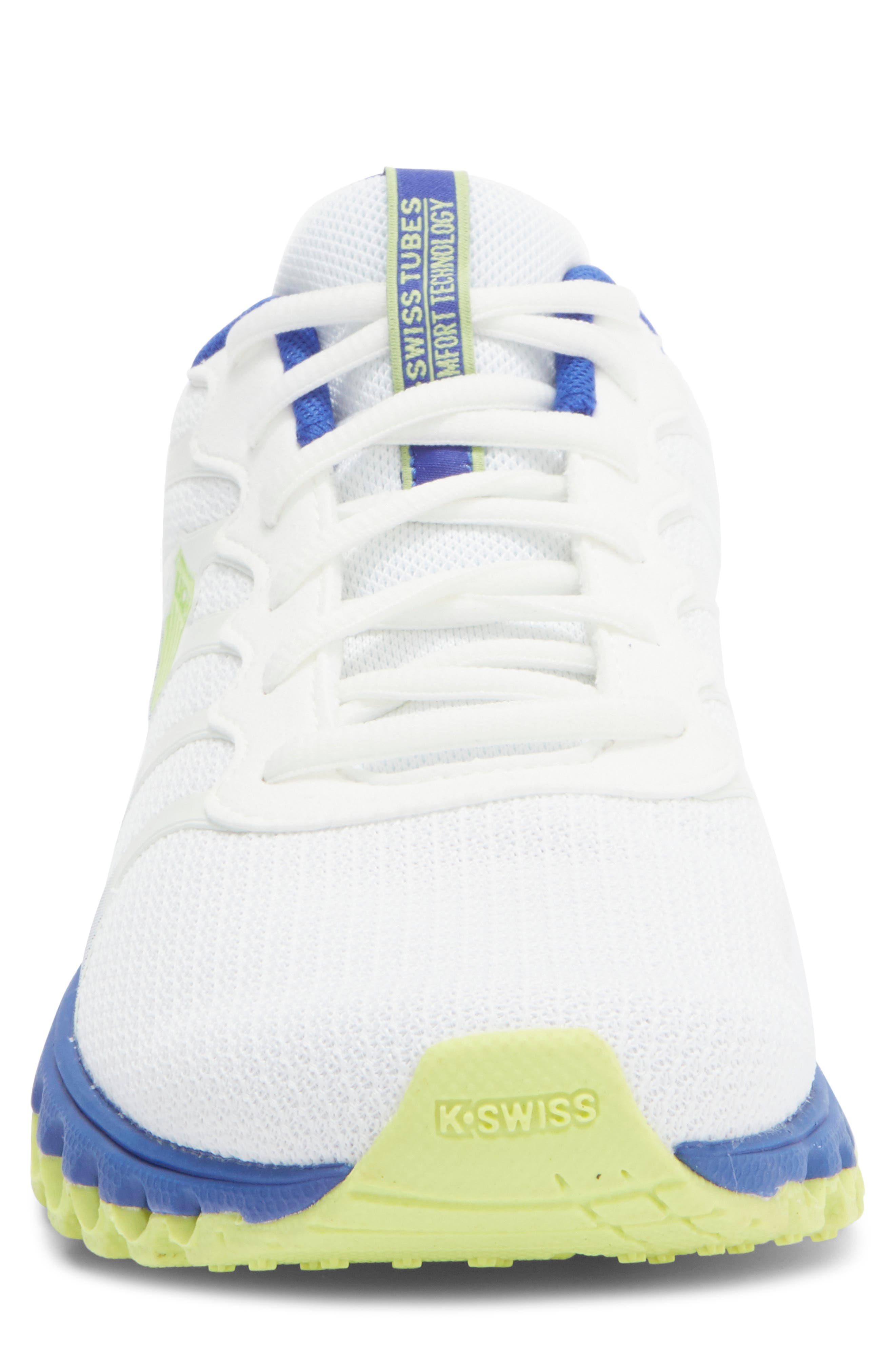 K-Swiss Tubes Comfort 200 Sneaker, Alternate, color, White/ Surf The Web/ Green