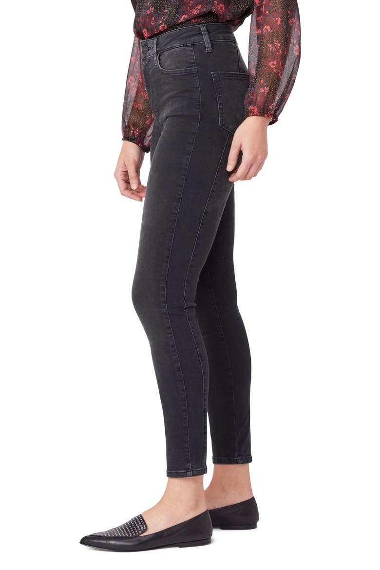 Margot High Waist Ankle Skinny Jeans, Alternate, color, MOONLITBLK