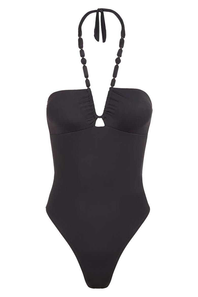Atena Carol One-Piece Swimsuit, Alternate, color, GREY