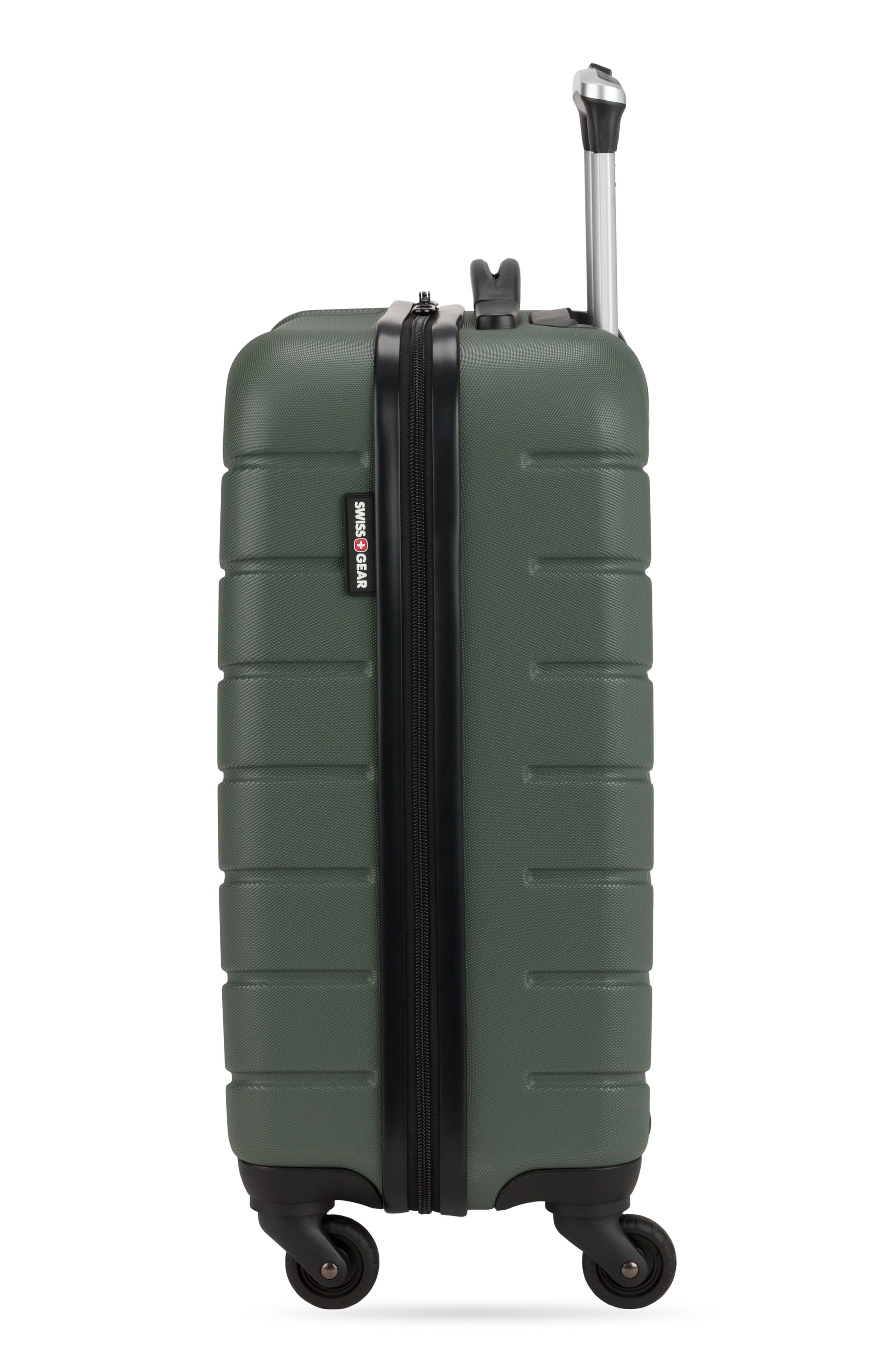 SWISSGEAR 20-Inch Hardside Spinner Carry-On Suitcase, Alternate, color, Olive