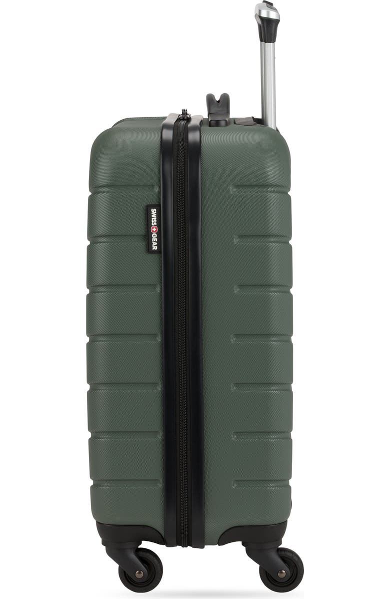 SWISSGEAR 20-Inch Hardside Spinner Carry-On Suitcase, Alternate, color, Olive