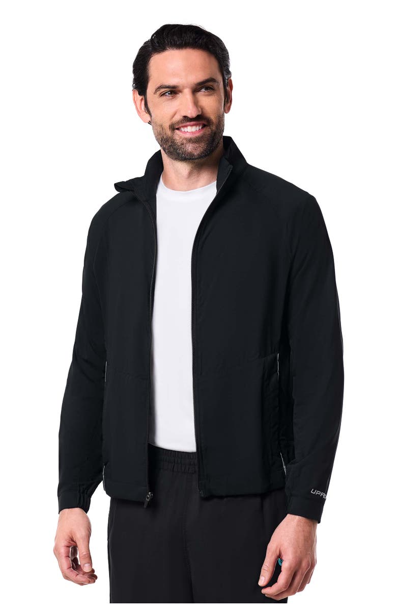 Coolibar Men's Sport Jacket - UPF 50+ Sun Protection - Outpace, Alternate, color, Black