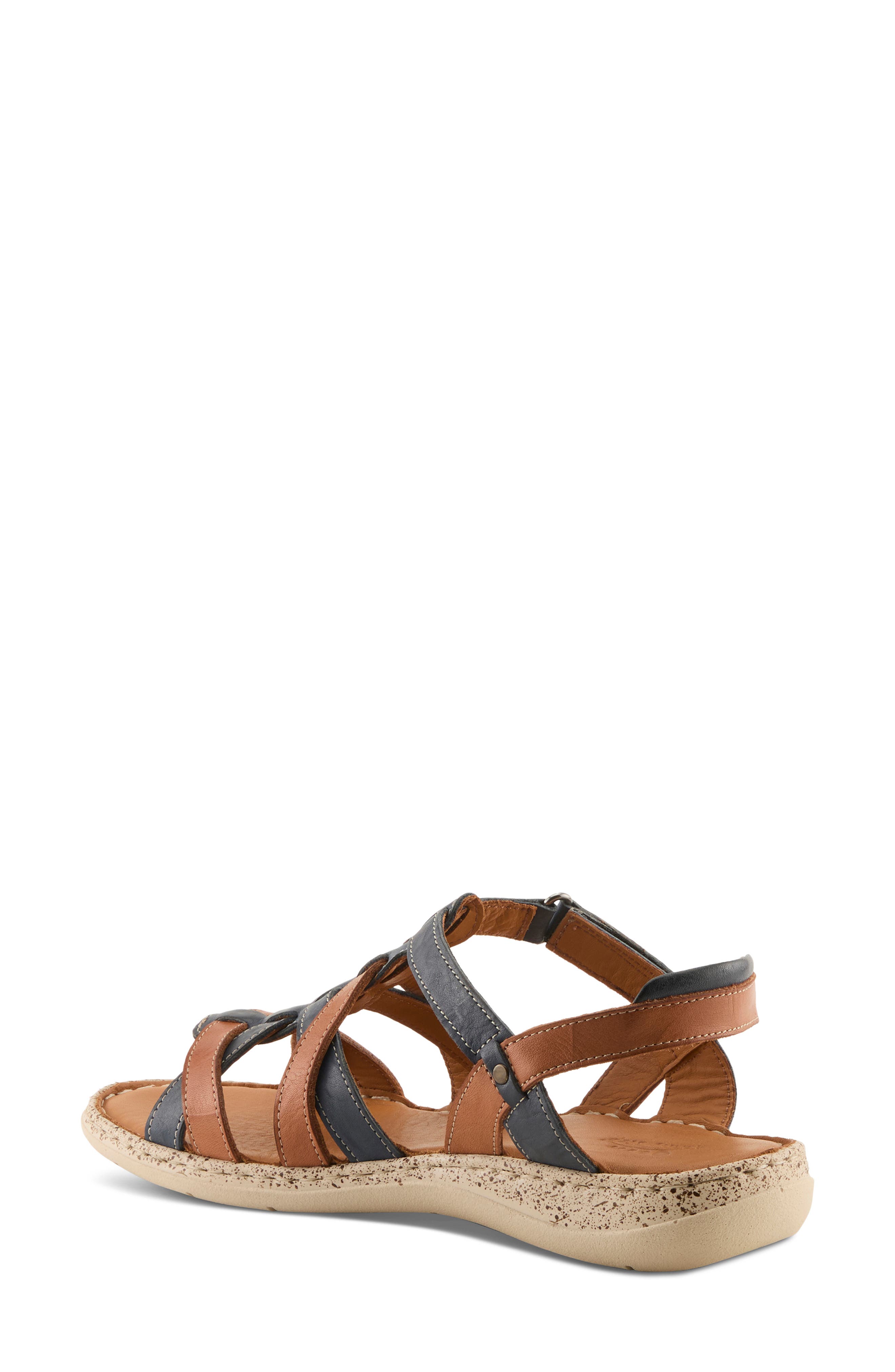 Nyxelle Cage Sandal, Alternate, color, NAVY MULTI