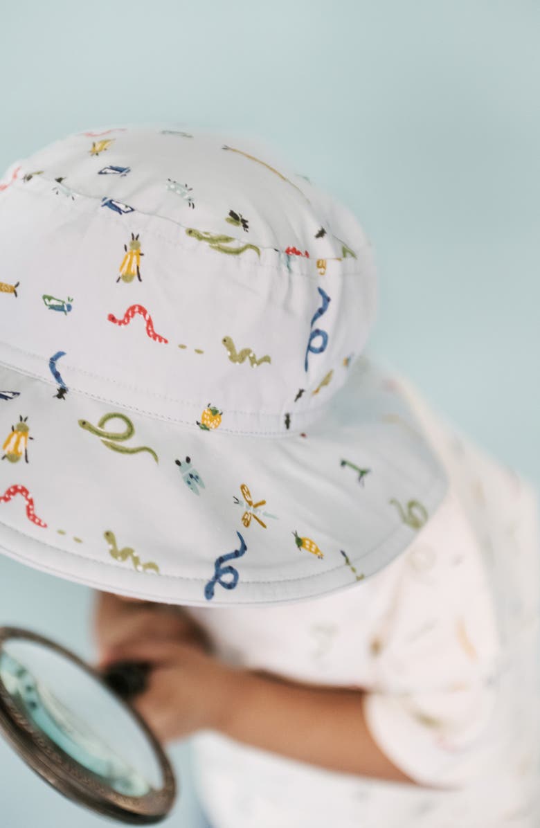 Pehr Critter Print Organic Cotton Bucket Hat, Alternate, color,