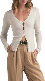 Favorite Daughter The Serena Rib Merino Wool Cardigan
