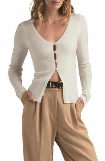Favorite Daughter The Serena Rib Merino Wool Cardigan