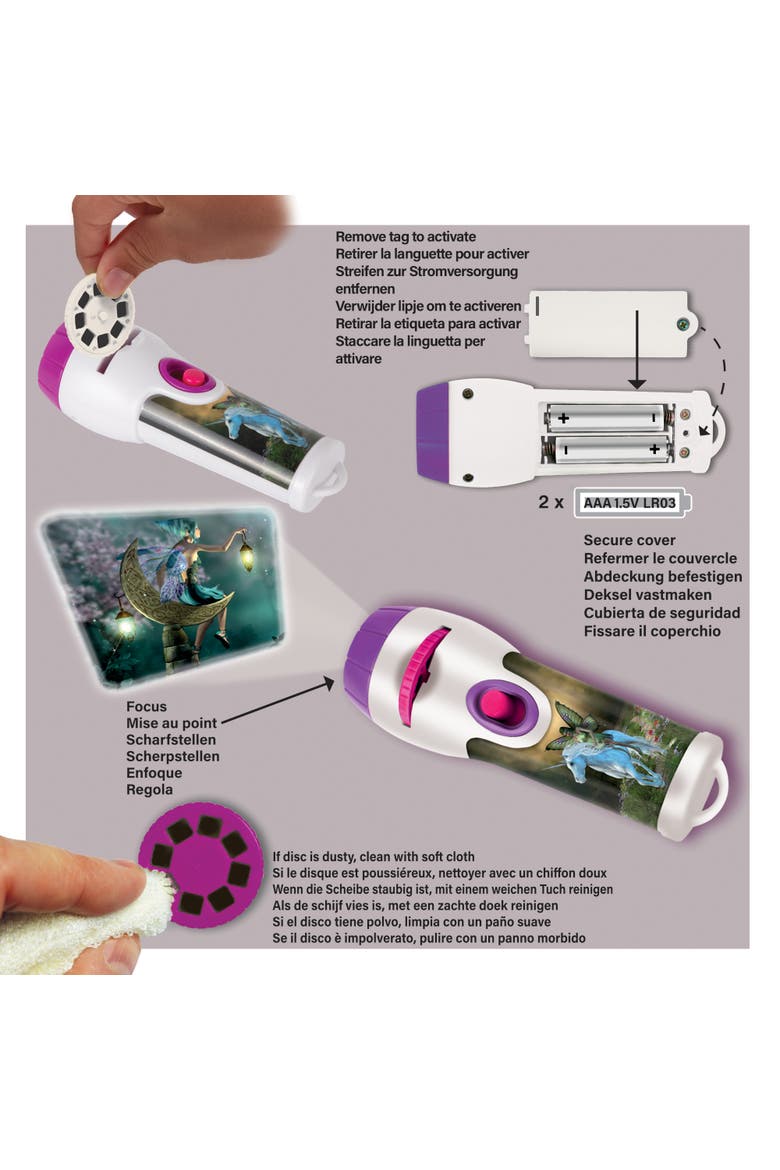 Fairy & Unicorn Torch & Projector, Kid 3+, Alternate, color, Multicolored