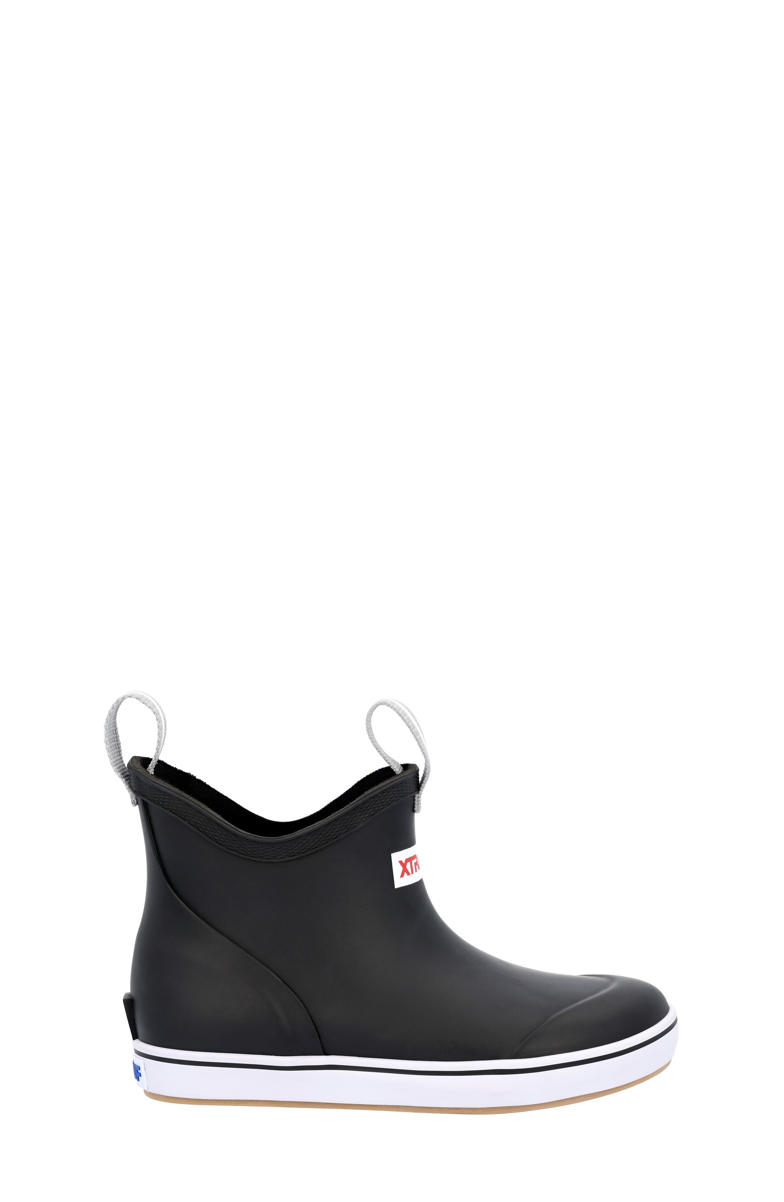 XTRATUF Kids' Ankle Deck Boot, Alternate, color, Black
