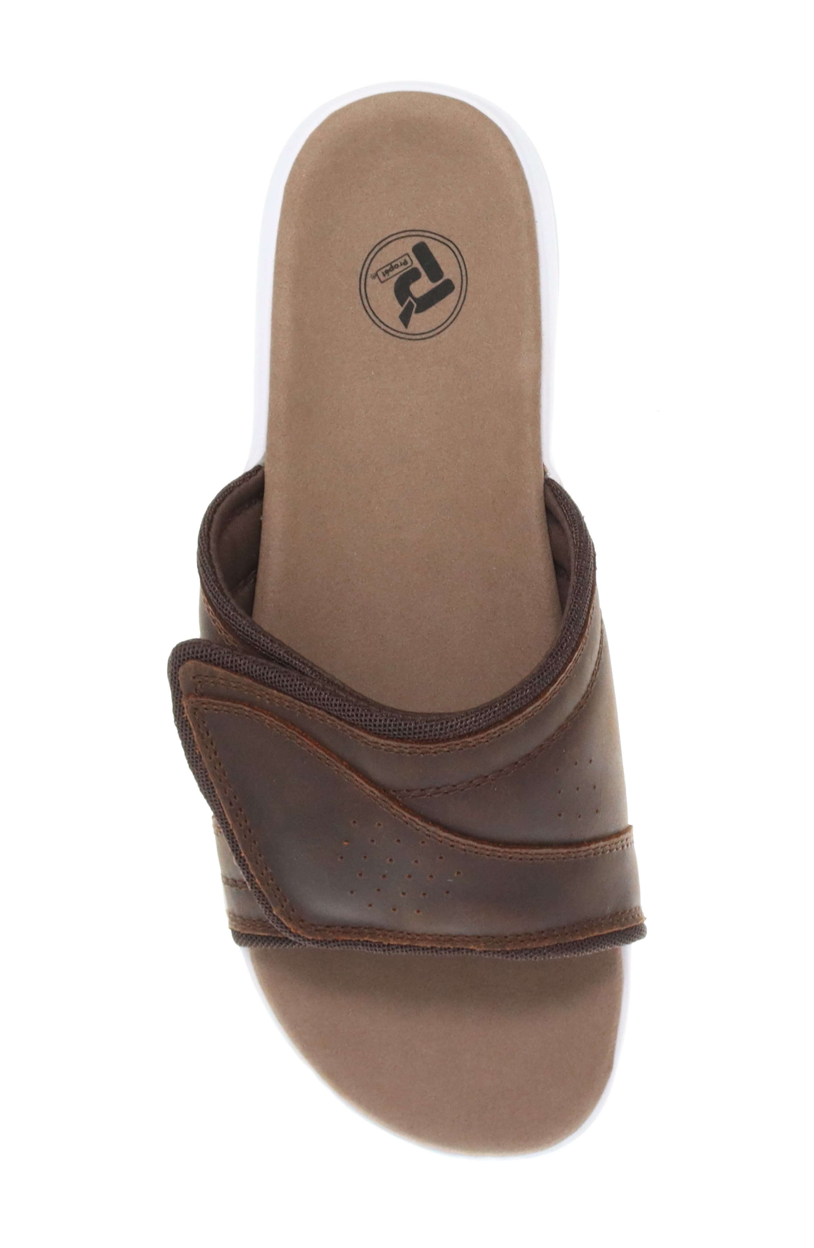 Emerson Slide Sandal, Alternate, color, BROWN