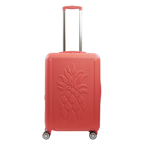 Tommy Bahama 26.5" Hard-sided 3d Pineapple Luggage With Drawstring Bag