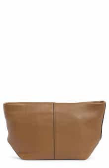 AllSaints Hex Grained Leather East/West Pouch