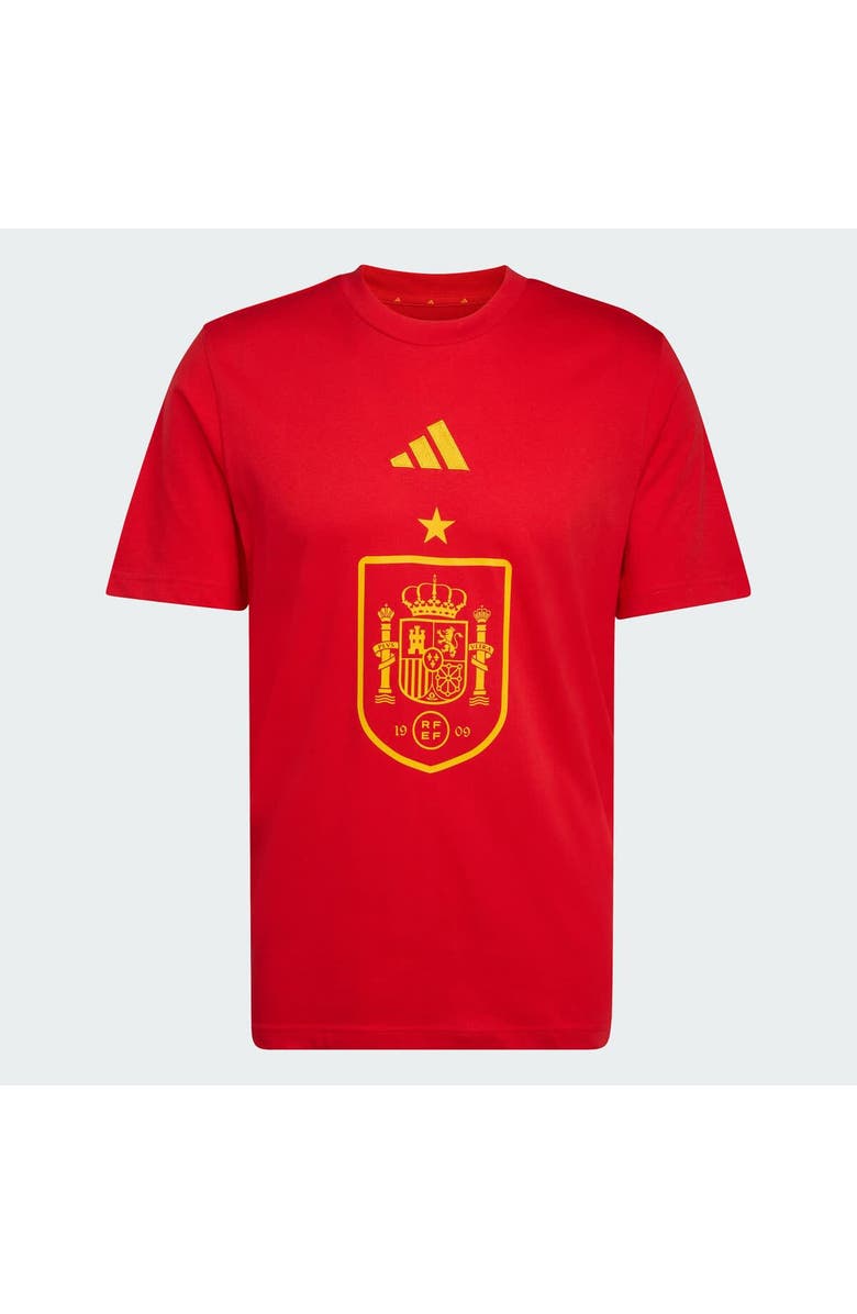 adidas Men's adidas  Red Spain National Team FIFA x World Cup Alphaskin Graphic T-Shirt, Alternate, color, Red