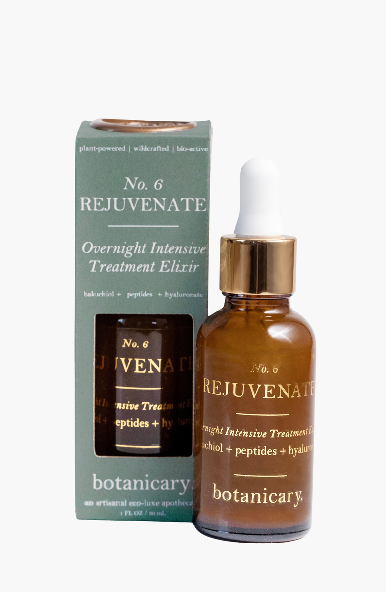 botanicary No. 6 REJUVENATE Overnight Intensive Treatment Elixir, Alternate, color, Amber Brown