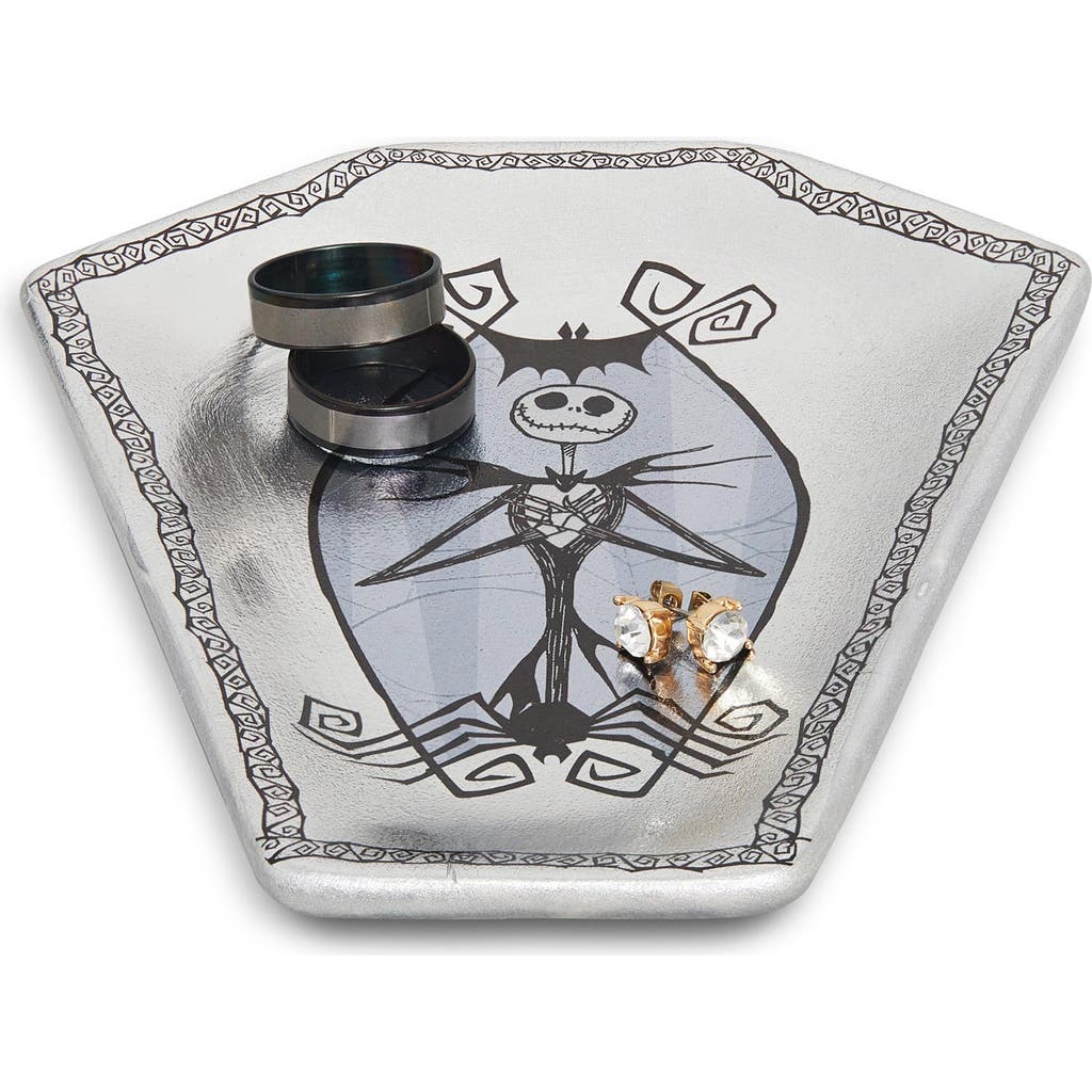 Disney The Nightmare Before Christmas Jack Skellington Trinket Tray In Metallic