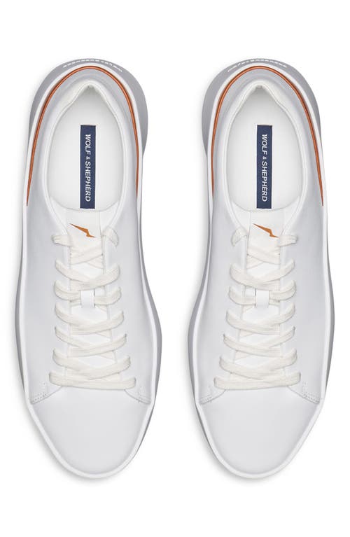 Wolf & Shepherd Cruse Low Top Sneaker In White