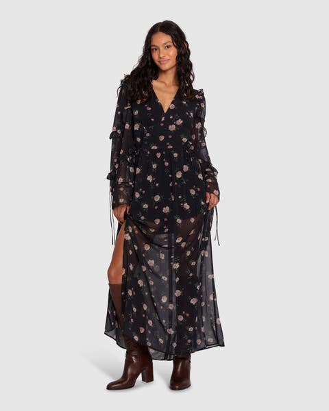 Come As You Are Floral Maxi Dress