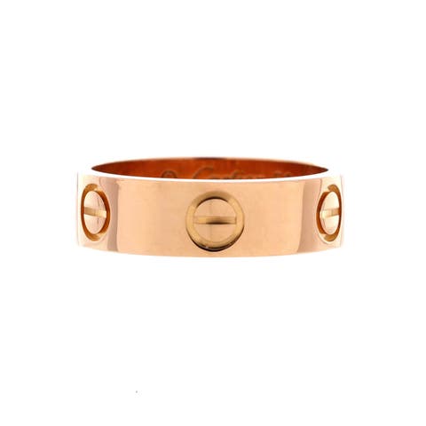 Love Band Ring 18K Rose Gold