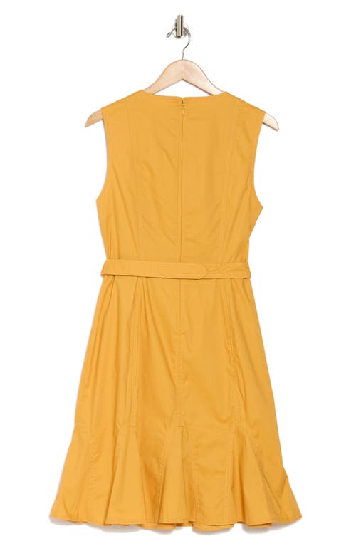 Calvin Klein Belted A-line Dress