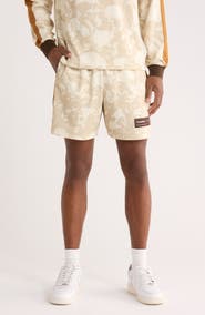 PLEASURES Despair Skull Print Active Shorts