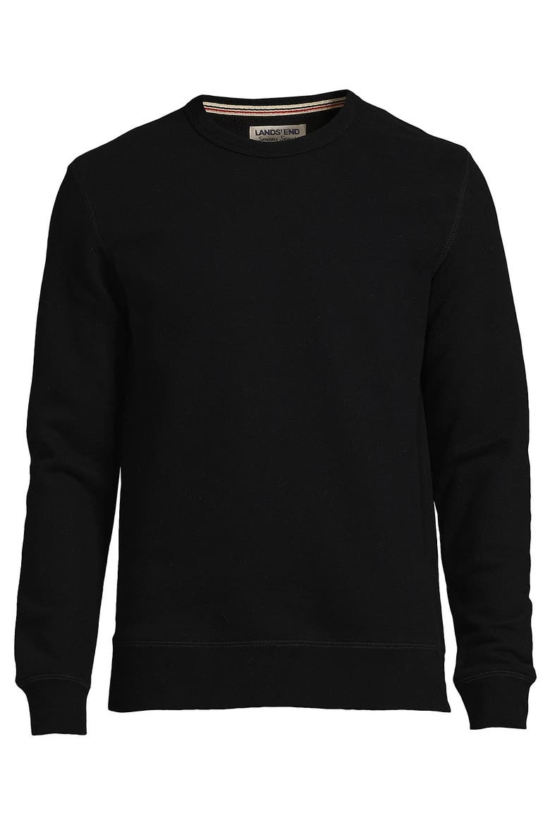 Long Sleeve Serious Sweats Crewneck Sweatshirt, Alternate, color, Black